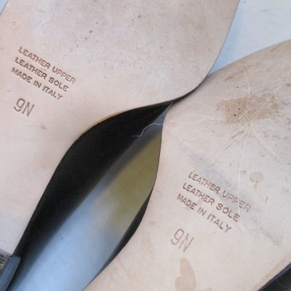 *Talbots Navy Blue Squared Toe Casual Pump - Picture 7 of 7